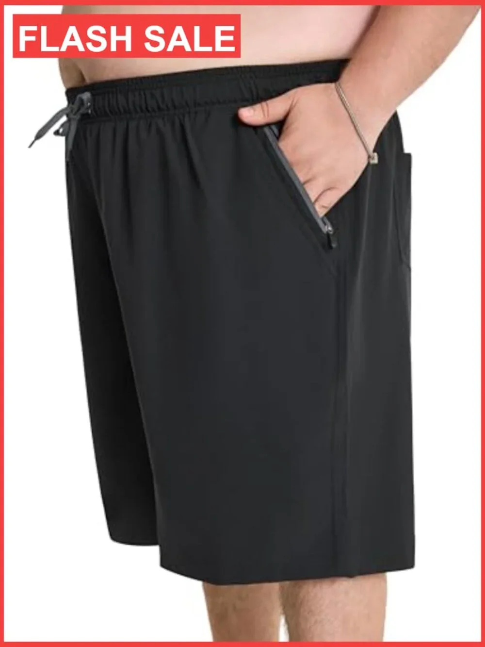 Men's Big & Tall Swim Trunks Quick Dry Board Shorts with Compression Liner &